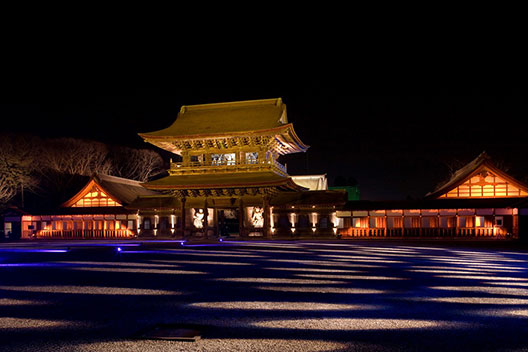 瑞龍寺写真（ライトアップ）