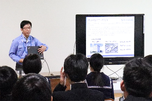 中学生ものづくり教育事業への協力